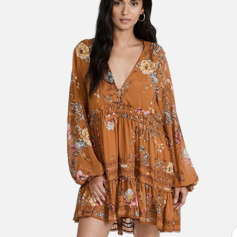 NWT FREE PEOPLE Floral Boho Dress